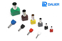 What does a vinyl-insulated terminals twin cord end terminal do?